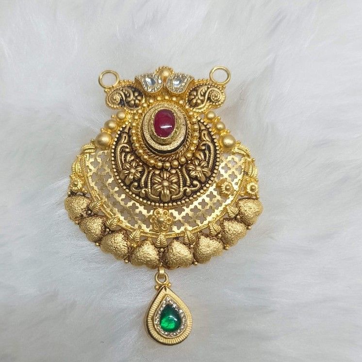 Buy Quality Crt Gold Antique Mangalsutra Pendants In Ahmedabad