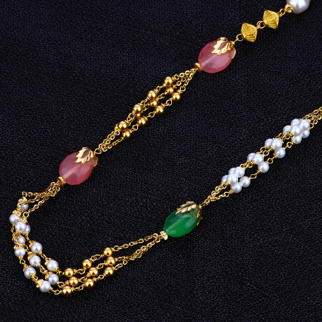 Ladies 916 Fancy Cz Moti Mala-AC94