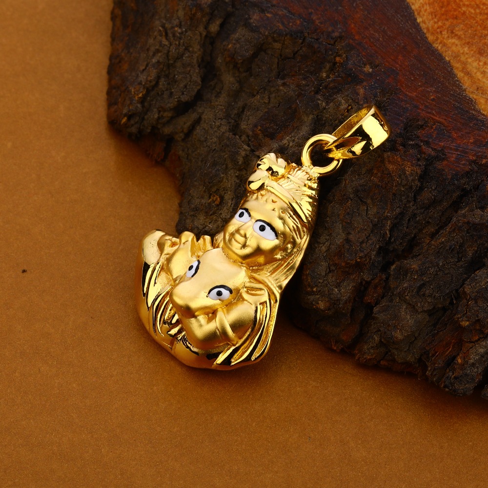 750 gold hollow pendant hlp140