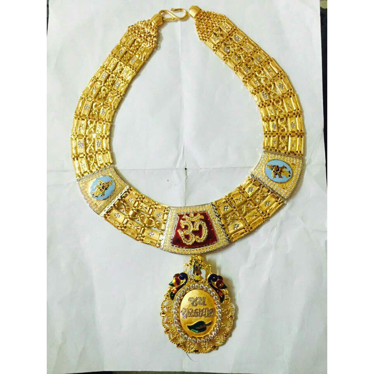 22kt Gold Gents Designer Necklace