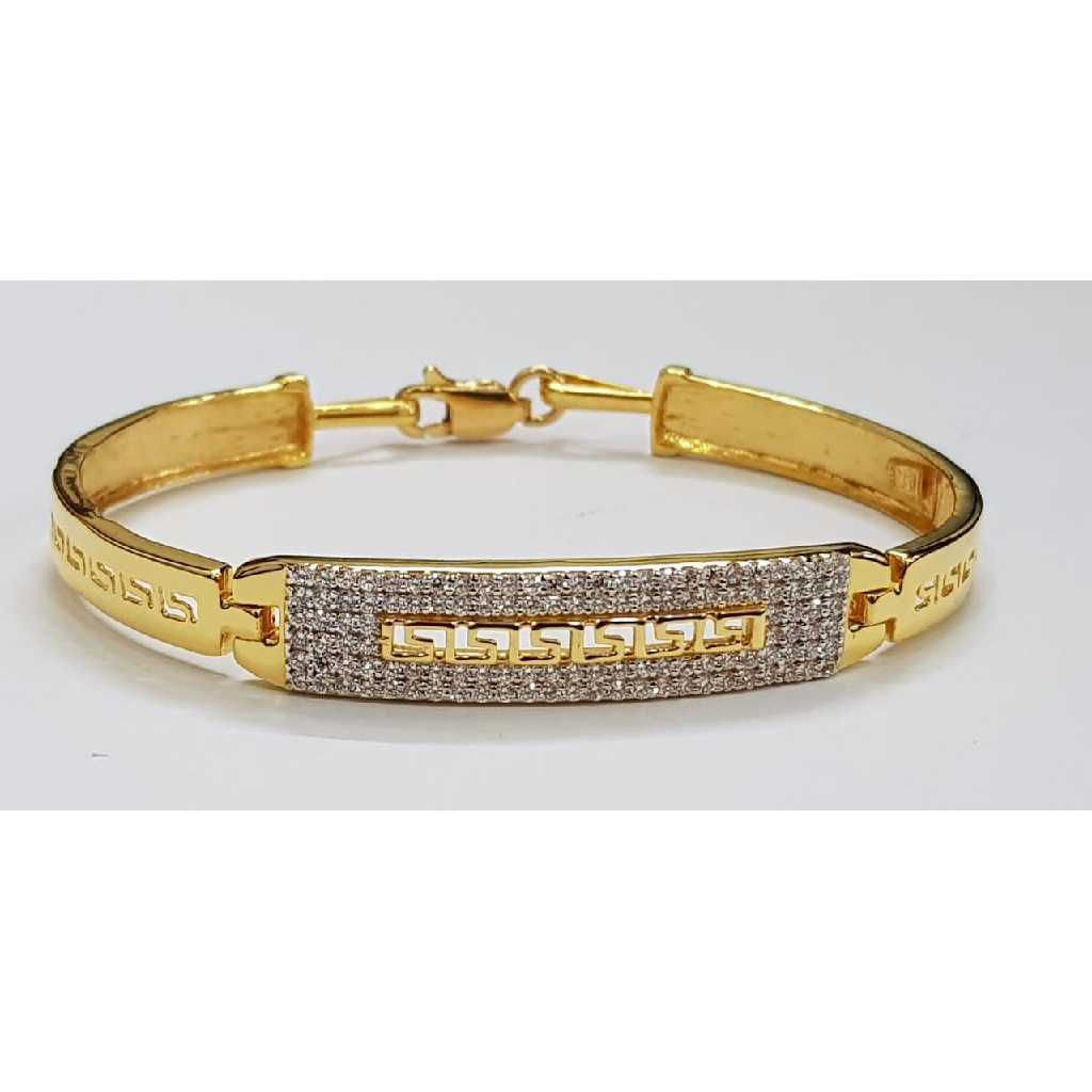 Manufacturer of 22k gents fancy gold bracelet g3453 Jewelxy 89493