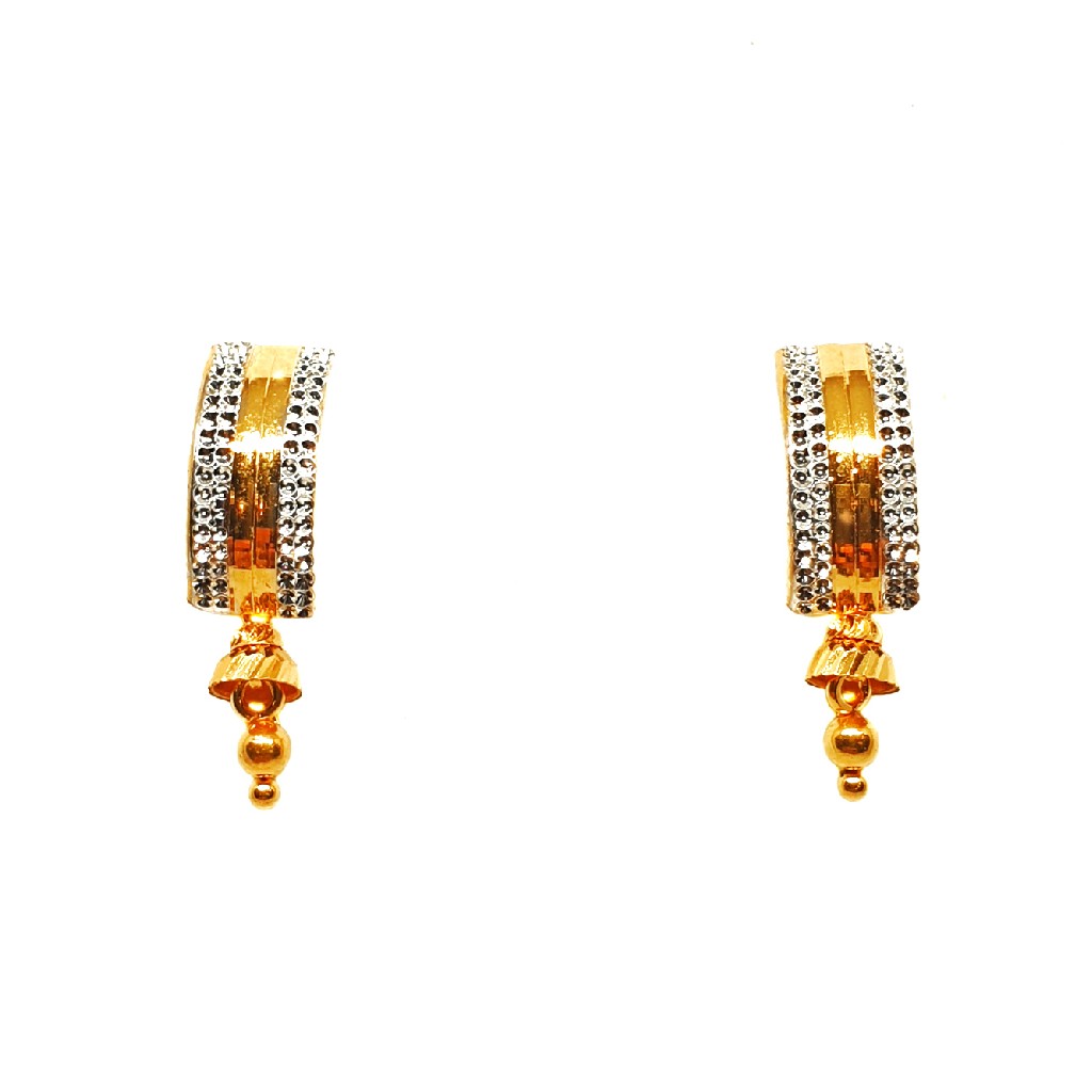 22K Gold Fancy Earrings MGA - BTG0411