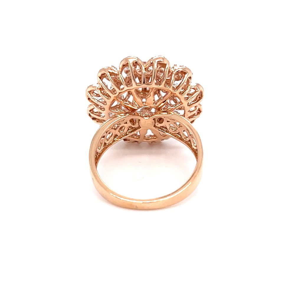 Inspired by the wishing tree designer cocktail diamond ring