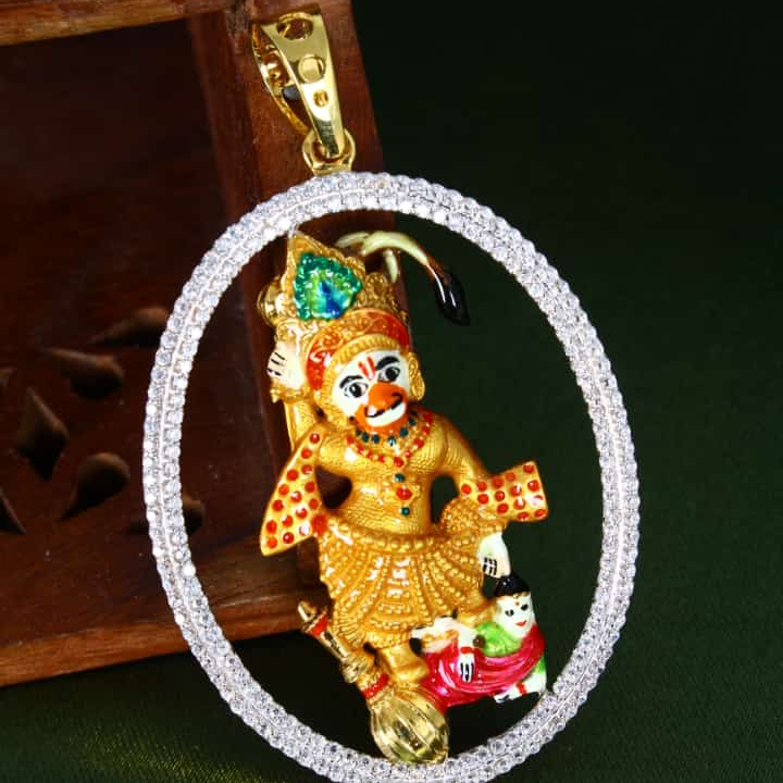 22k gold exclusive kastbhanjan dev dada pendant