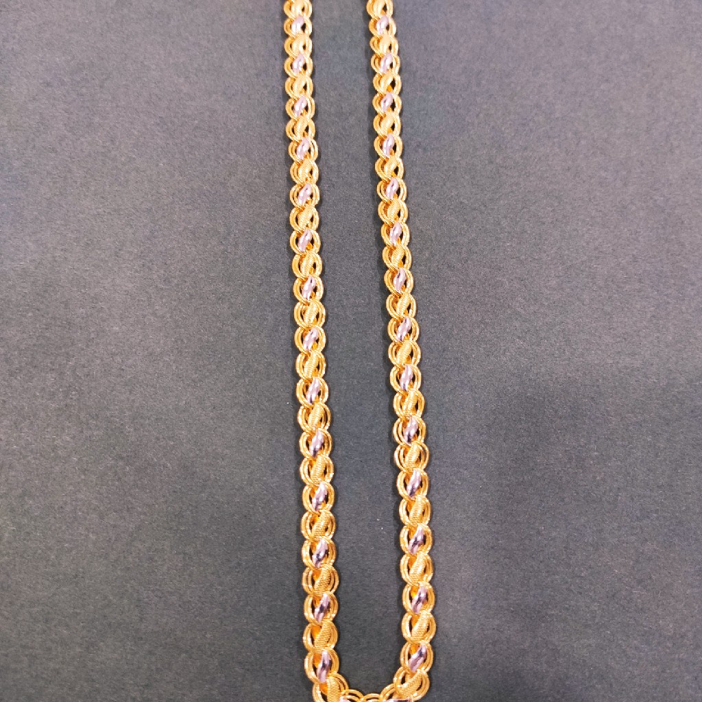 22 carat 916 gold Lotus chain