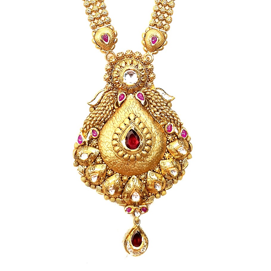 SIDDIQUI Necklace GOLD PLATED JEWELLERY SET, Weight: 100 Gm at Rs 900/piece  in Mumbai
