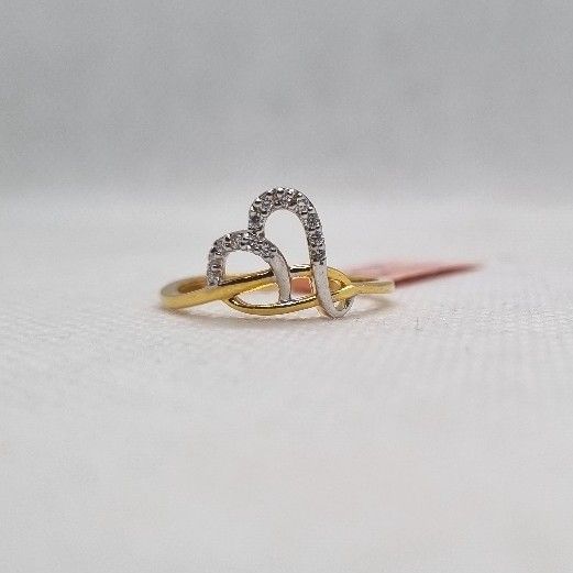 Heart and knot ring