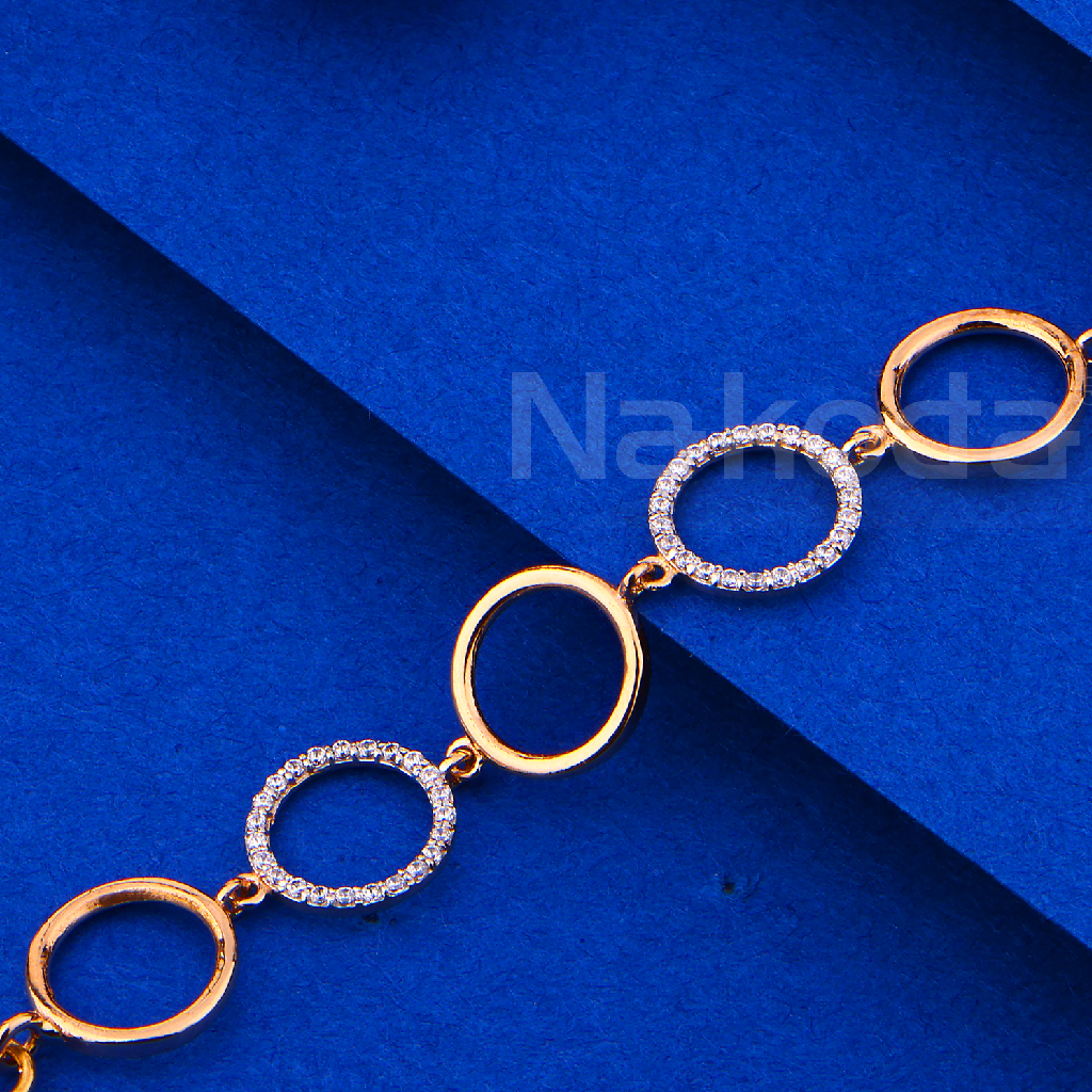 750 Rose Gold Gorgeous Ladies Bracelet RLB105