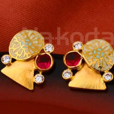 916 ladies gold antique earring lae01