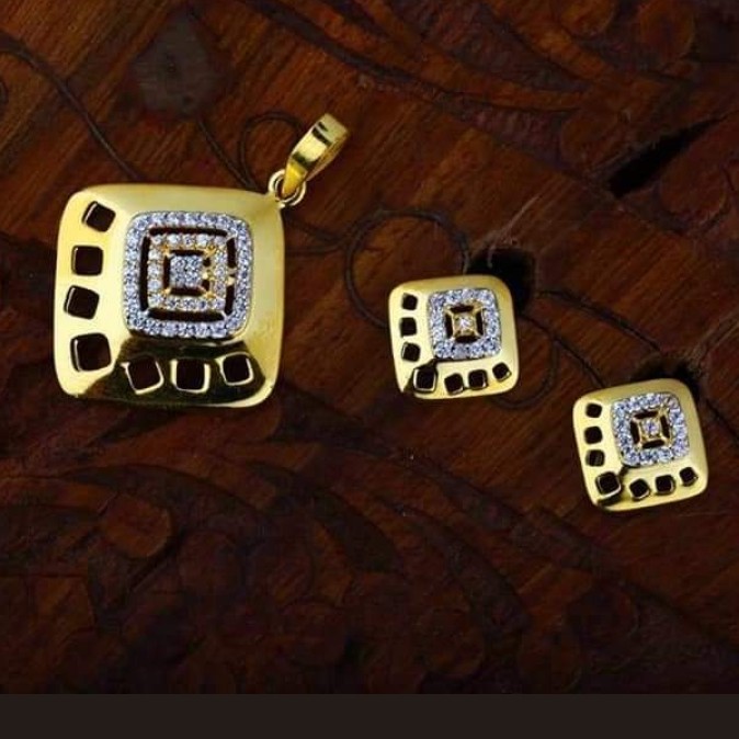 916 gold diamond chain pendantset RH_pset60