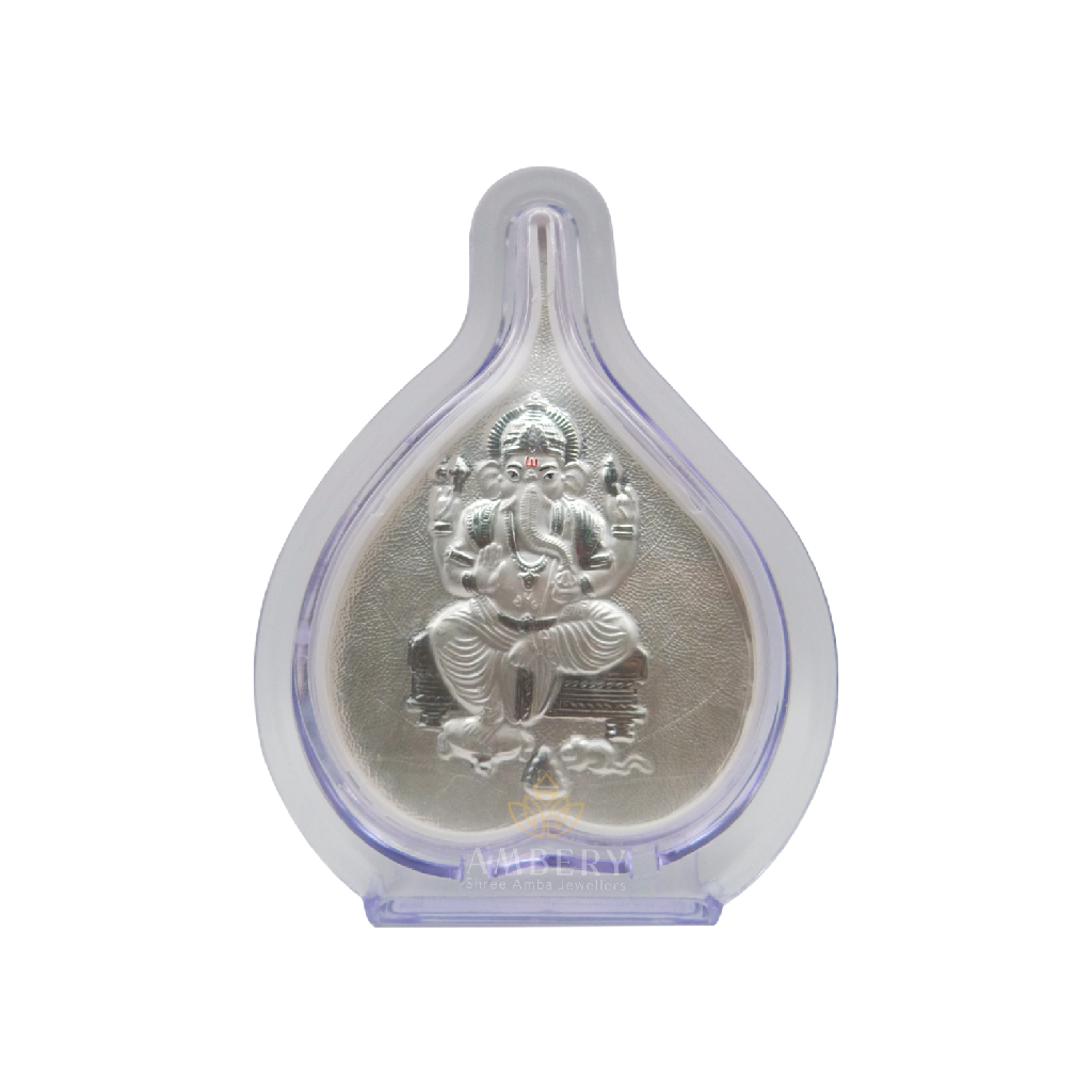 Ganesha Silver Foil Frame