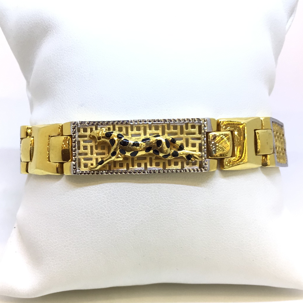 The Orilla Platinum Mens Bracelet  BlueStonecom