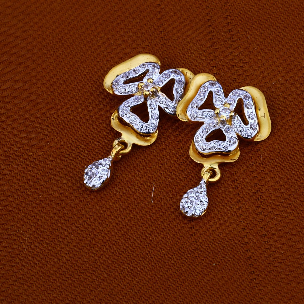 916 Gold Cz  Ladies Pendant Set FPS64