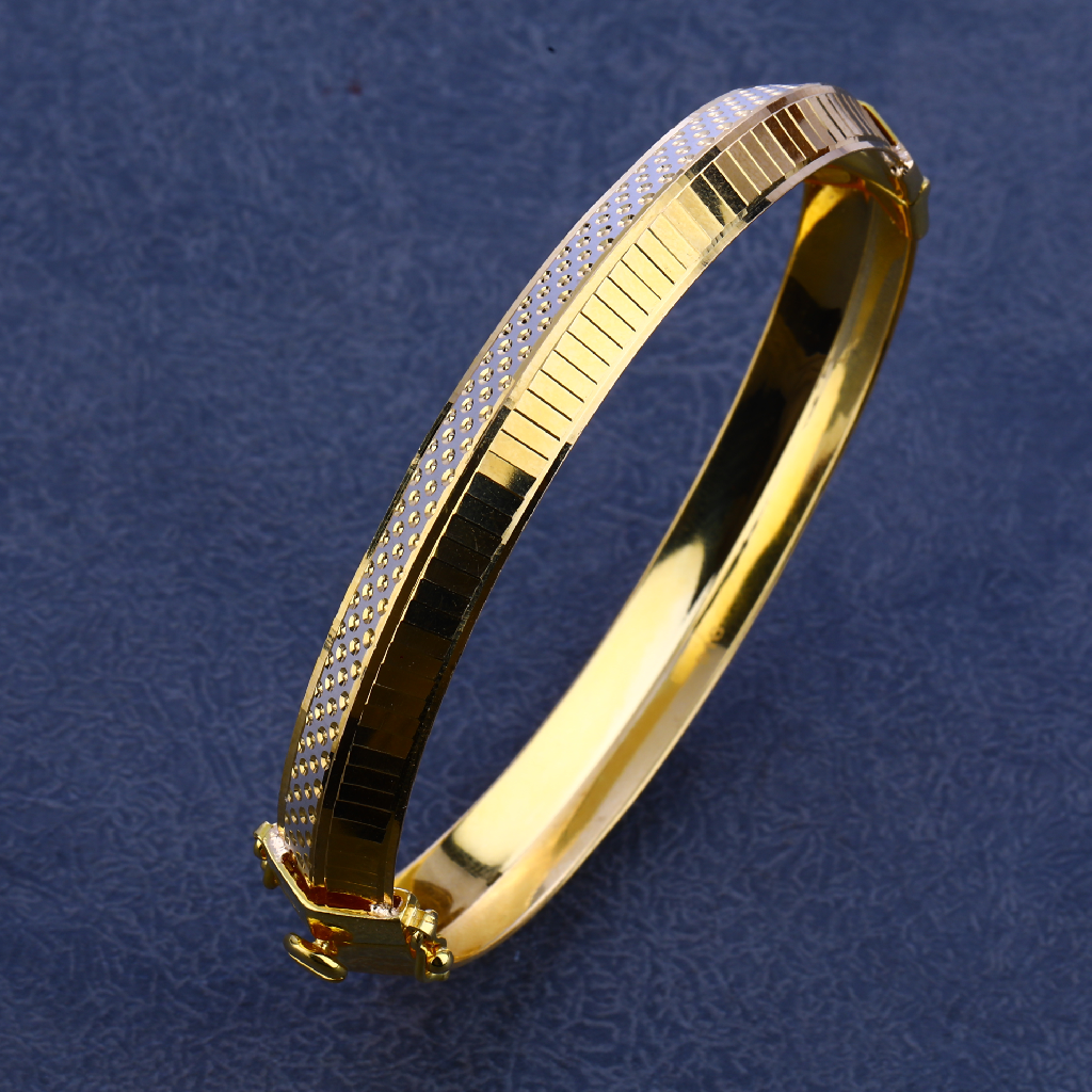 22KT Gold Classic Punjabi Kada MPLKB81