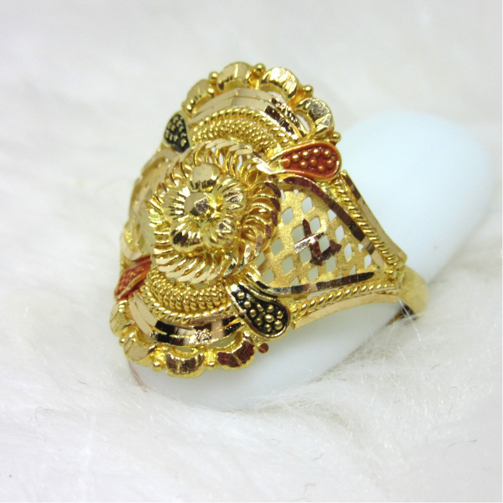 2021 New Three Star Zircon Stainless Steel Gold Ring Water Resistant Thick  Unisex Jewelry Couple Rings