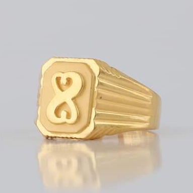 22 Carat gold gents fency ring RH_vt106