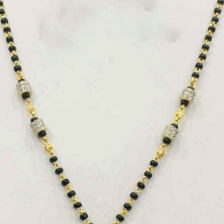 22KT/ 916 Gold fancy single  hanging pendant mangalsutra for ladies