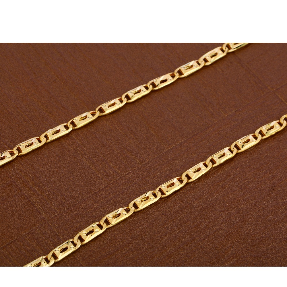 Buy quality Mens Plain Gold Chain-MNC38 in Ahmedabad