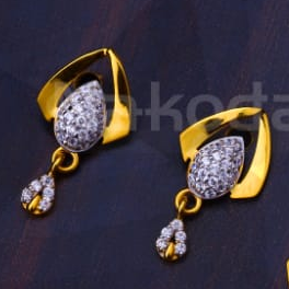 22KT Gold Hallmark Stylish Ladies Fancy Pendant Set FPS536