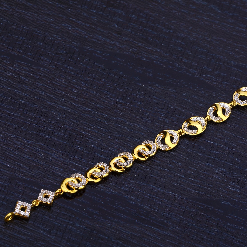 Buy quality Ladies 916 Gold Bracelet-LB155 in Ahmedabad