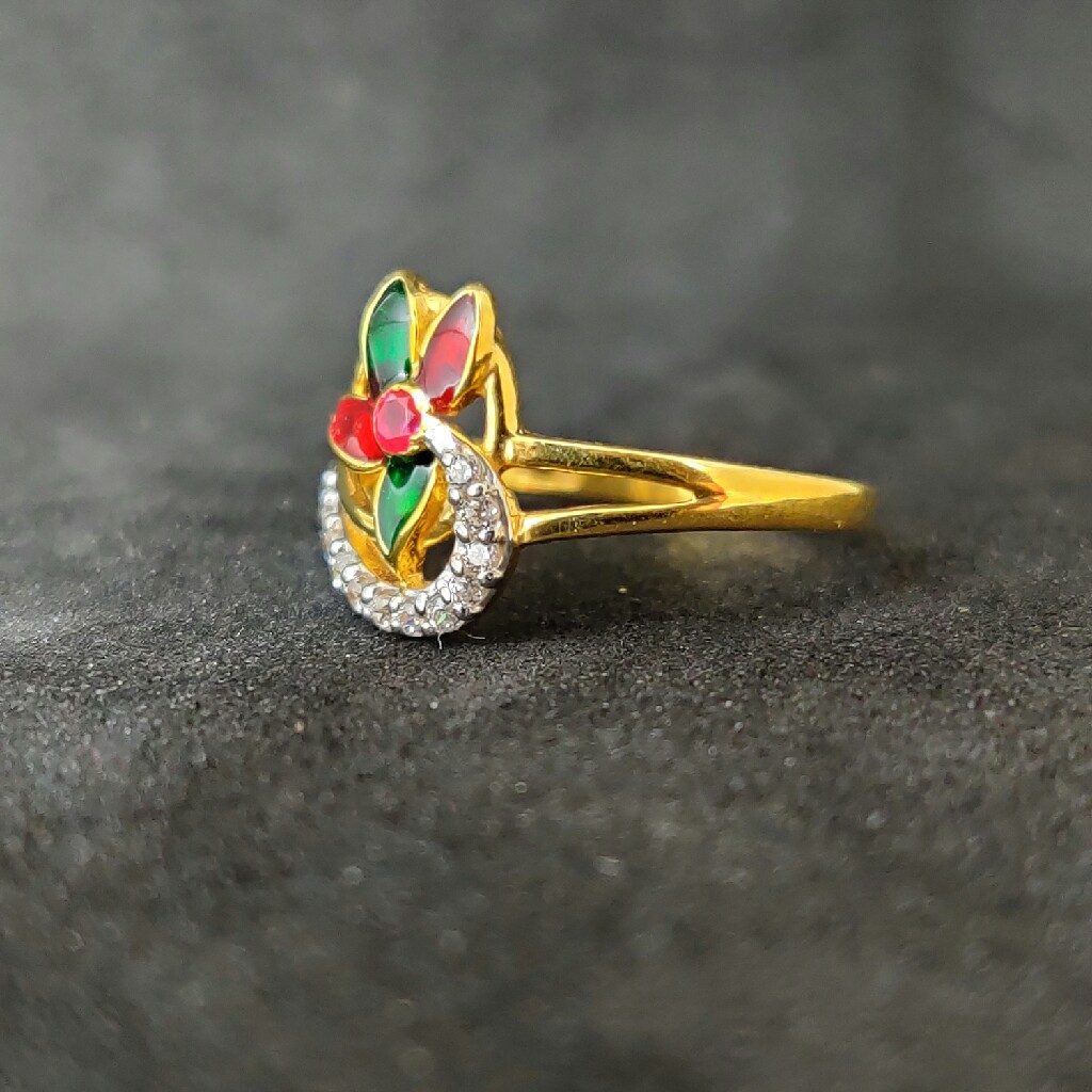 22k ladies fancy ring