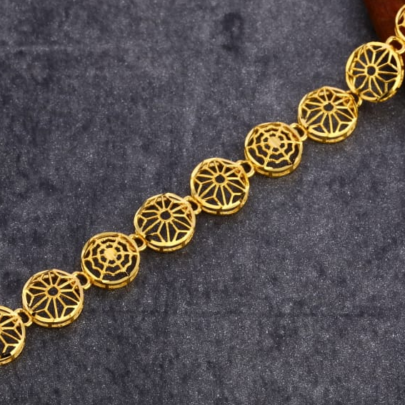 916 Gold Ladies Hallmark Fancy Bracelet LPBR80
