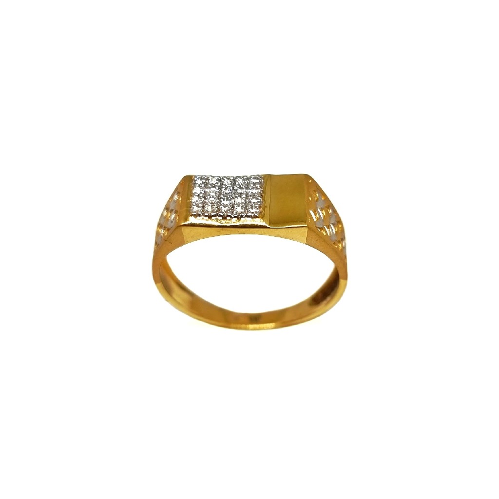 22K Gold Designer Gents Ring MGA - GRG0244