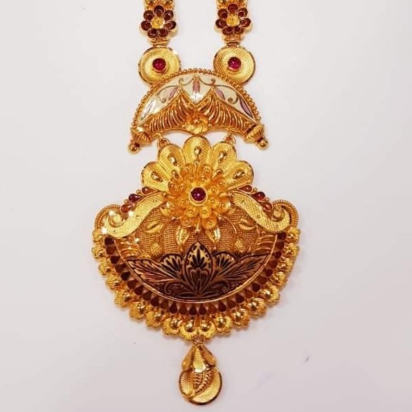 22k Gold necklace design for women