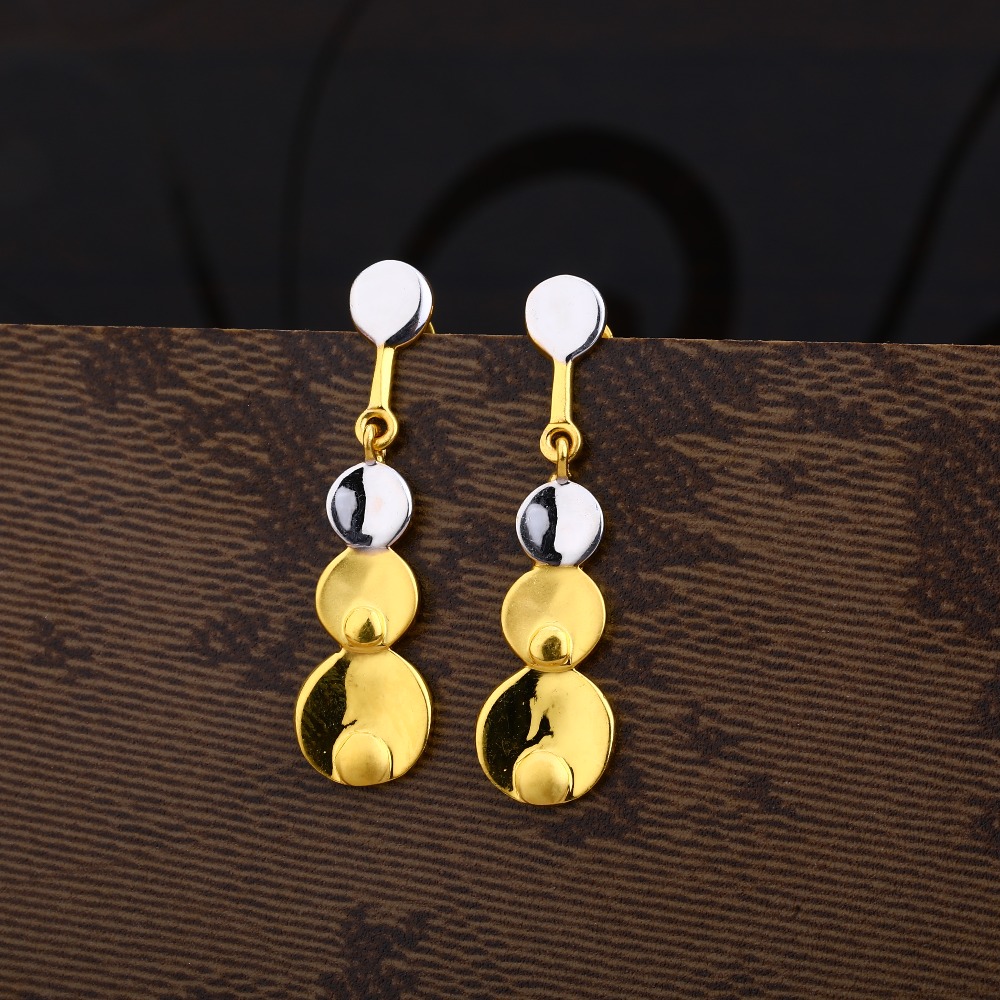 Ladies 916 Gold Fancy Designer Earring -LPE199