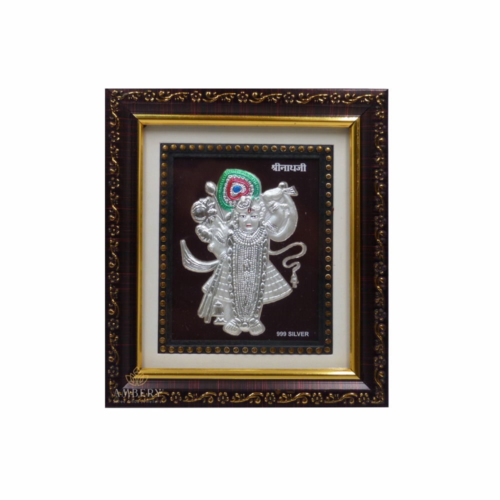 Shreenathji 999 Silver Foil Frame