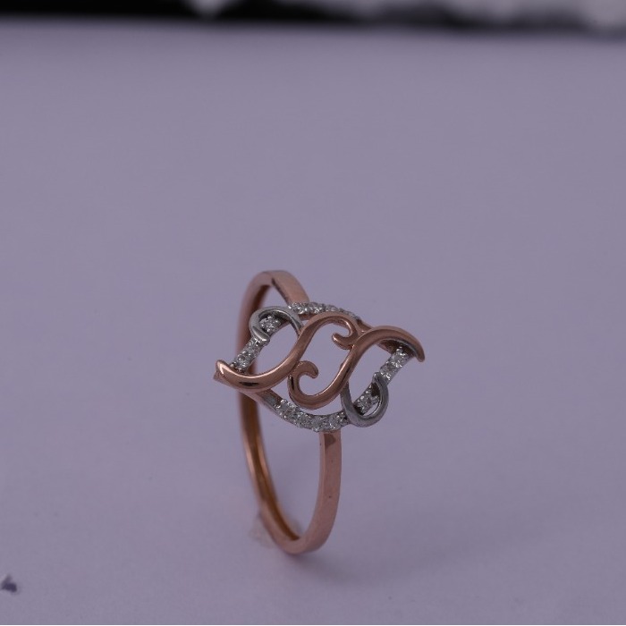 18 carat gold antique real daimonds rings RH-LR968