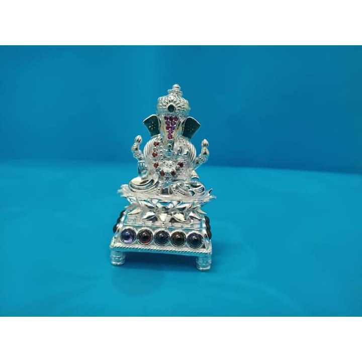 4(Four) Pillers Vaccum Casting Ganpatiji Murti(Bhagvan,God,Idol) Ms-2357