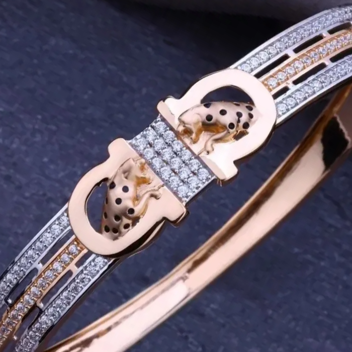 Buy quality 18k Exclusive Ladies Rose Gold Kada in Ahmedabad