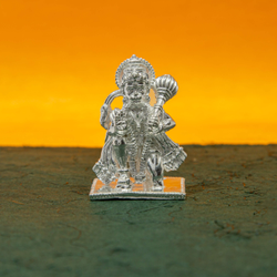 Silver Hanuman Idol