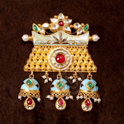 Gold Antique M.S Pendents by Sneh Ornaments