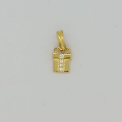 916 Gold Pretty Plain Pendant