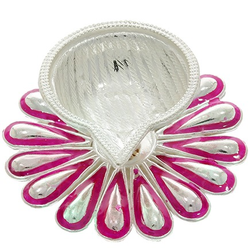 Fancy Silver Diya