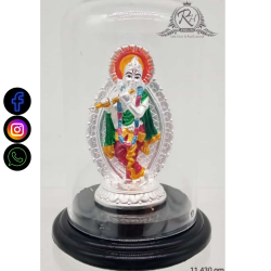 silver lord krishna murti RH-PJ541