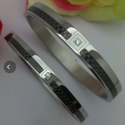 silver couple bracelet RH-CB415