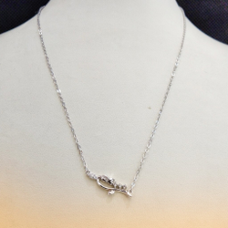 Silver necklace by Pratima Jewellers