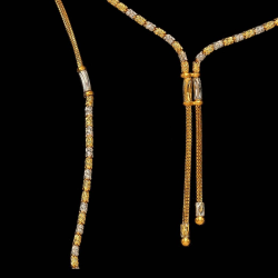 22 Kt Yellow Gold Necklace Curb Vintage Dubai Chain 25 Grams