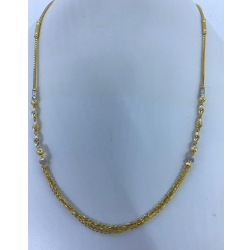 Gold Zalar Chain by Mallinath Chain