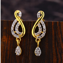 22 carat gold ladies earrings RH-LE516