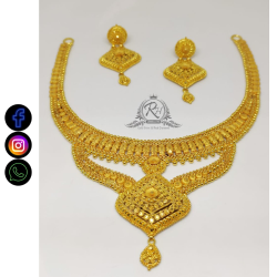 22 carat gold traditional ladies set RH-NS567