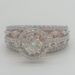 Aroha Creative Diamond Simulants Ring JSJ0285