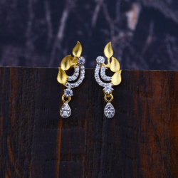 22 carat gold classical ladies earrings RH-LE524