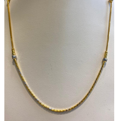 Gold Cocktail Chain by Mallinath Chain