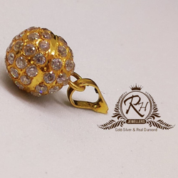 22 carat gold vartical pendal RH-PL730