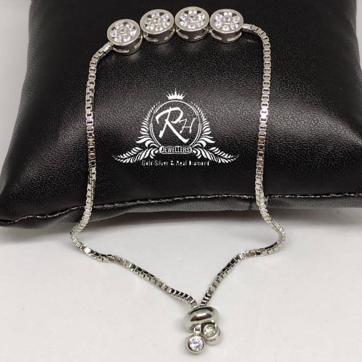 92.5 silver classical ladies bracelet Rh-Ly964