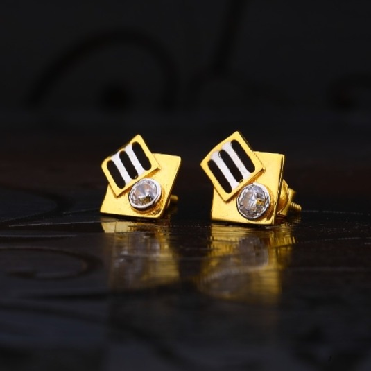 22 carat gold classical ladies earrings RH-LE662